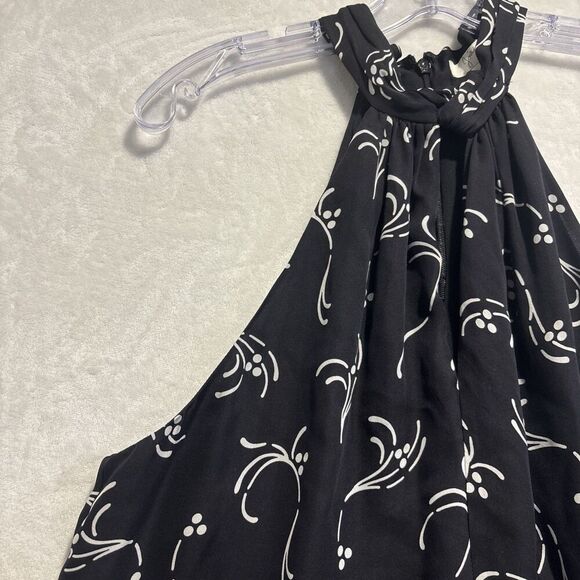 Joie Women's Silk Flowy Sleeveless Mock Neck Blouse Top Cami Suit Career XL - Picture 3 of 15